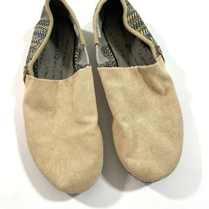 New Merrell Rucksack Canvas Slip On Shoes Tan Chevron
